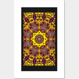 3D Abstract pattern, symmetrical 8 Posters and Art